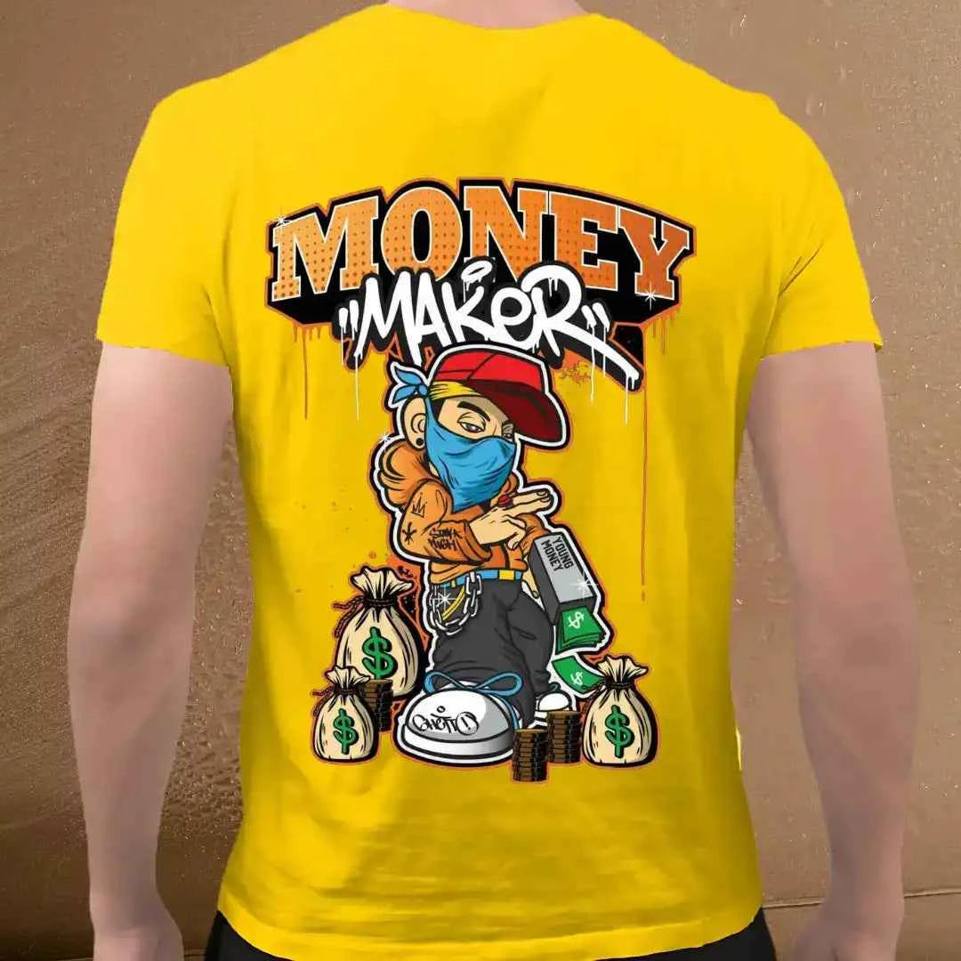Men's 'Money Maker' Graphic Tee – Trendy Casual Wear.