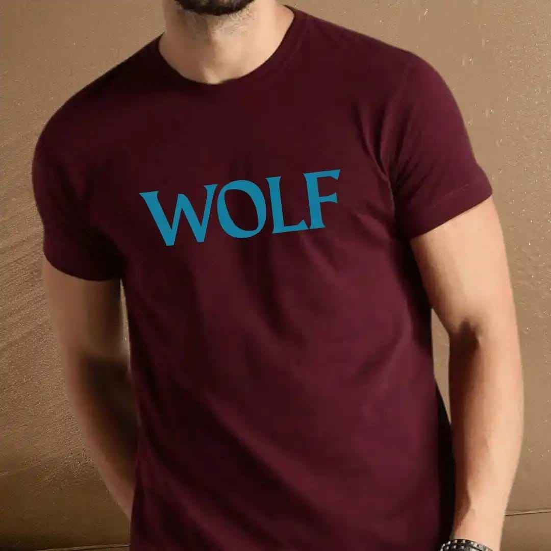 Cool Wolf Graphic Tee for Animal Lovers.