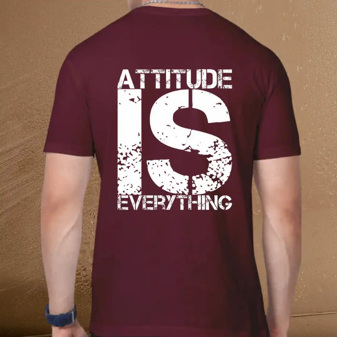 Attitude Statement T-Shirt – Bold Front & Impactful Back Print