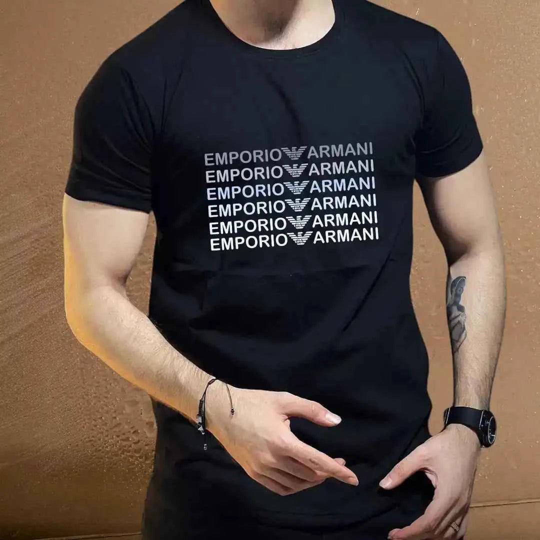 Emporio Armani Men's Logo T-Shirt – Premium Fashion Tee.