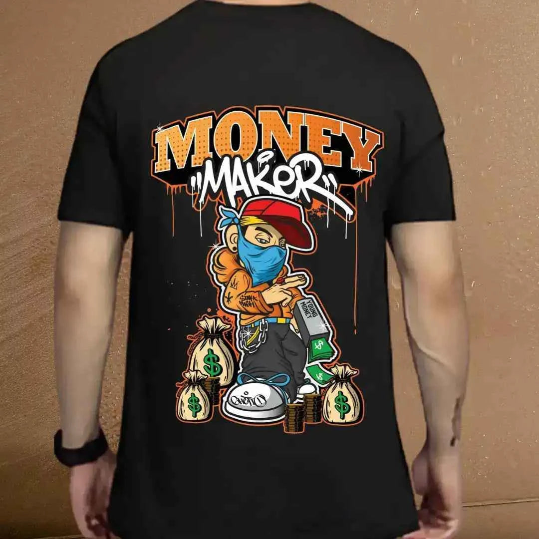 Men's 'Money Maker' Graphic Tee – Trendy Casual Wear.