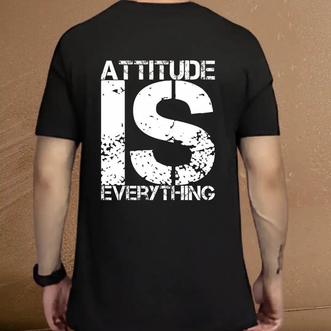 Attitude Statement T-Shirt – Bold Front & Impactful Back Print
