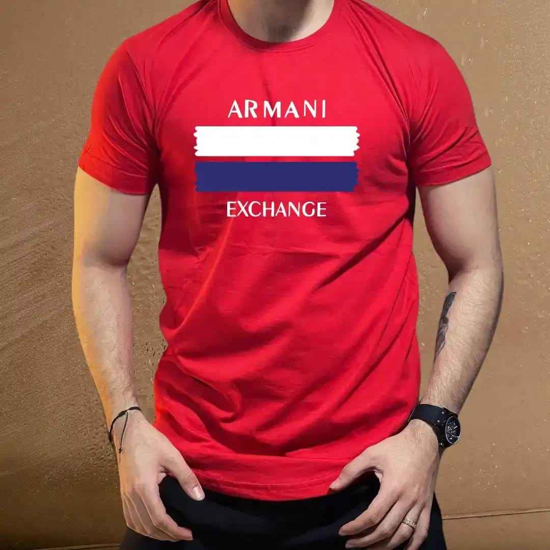 Armani Exchange Printed T-Shirt - Stylish & Comfortable.