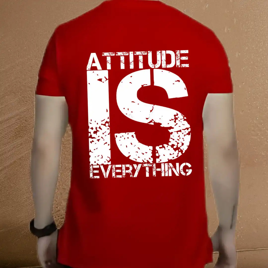 Attitude Statement T-Shirt – Bold Front & Impactful Back Print
