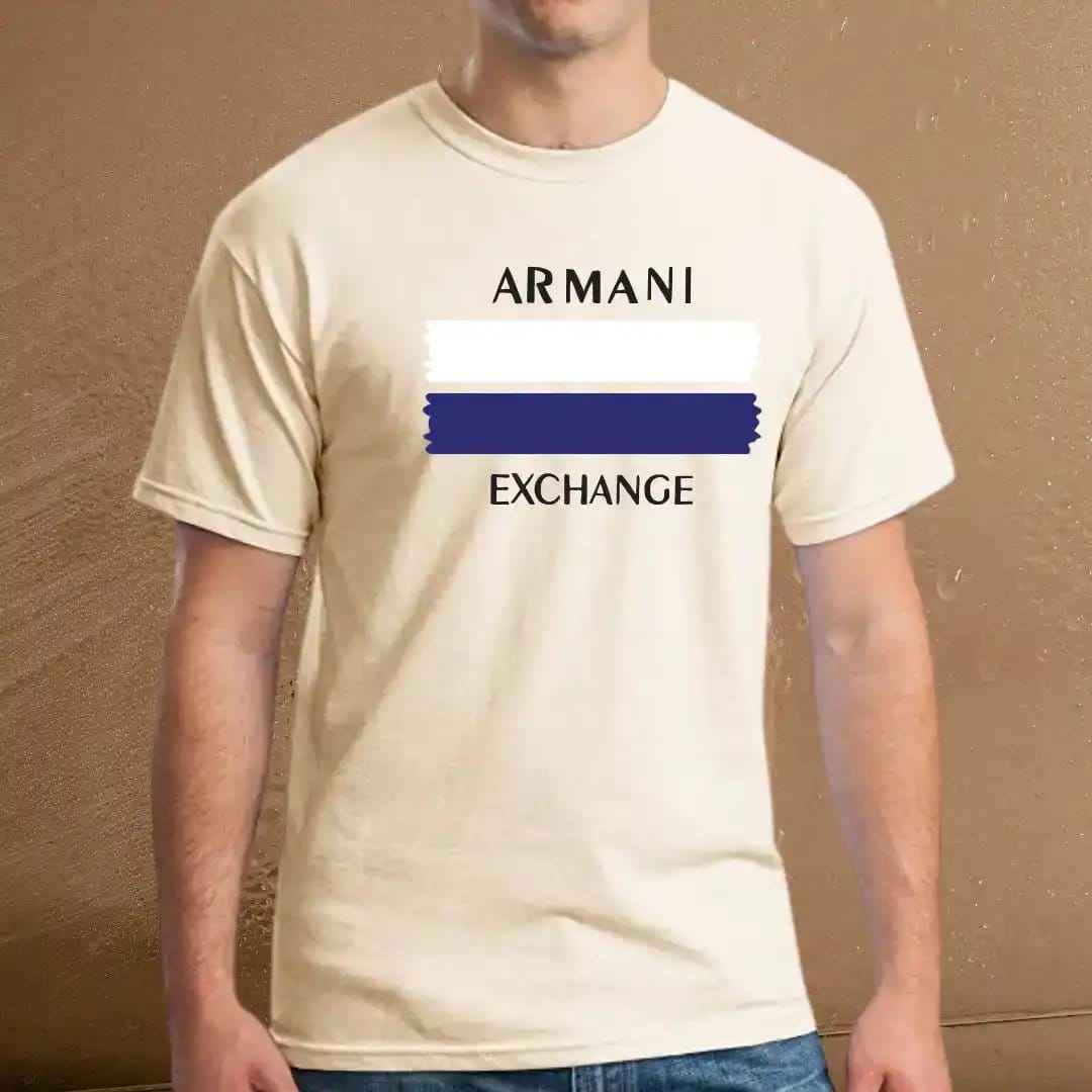 Armani Exchange Printed T-Shirt - Stylish & Comfortable.