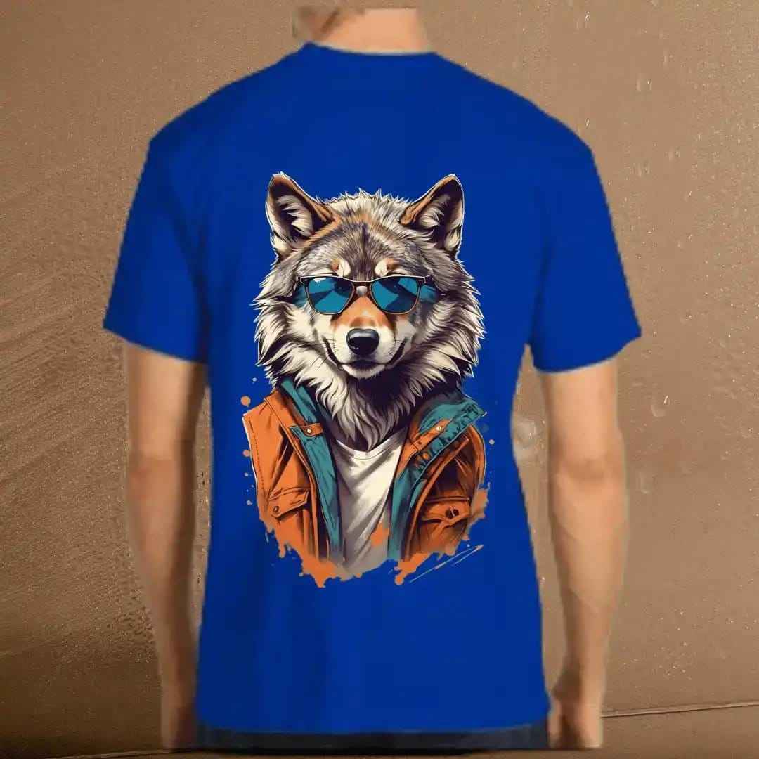 Cool Wolf Graphic Tee for Animal Lovers