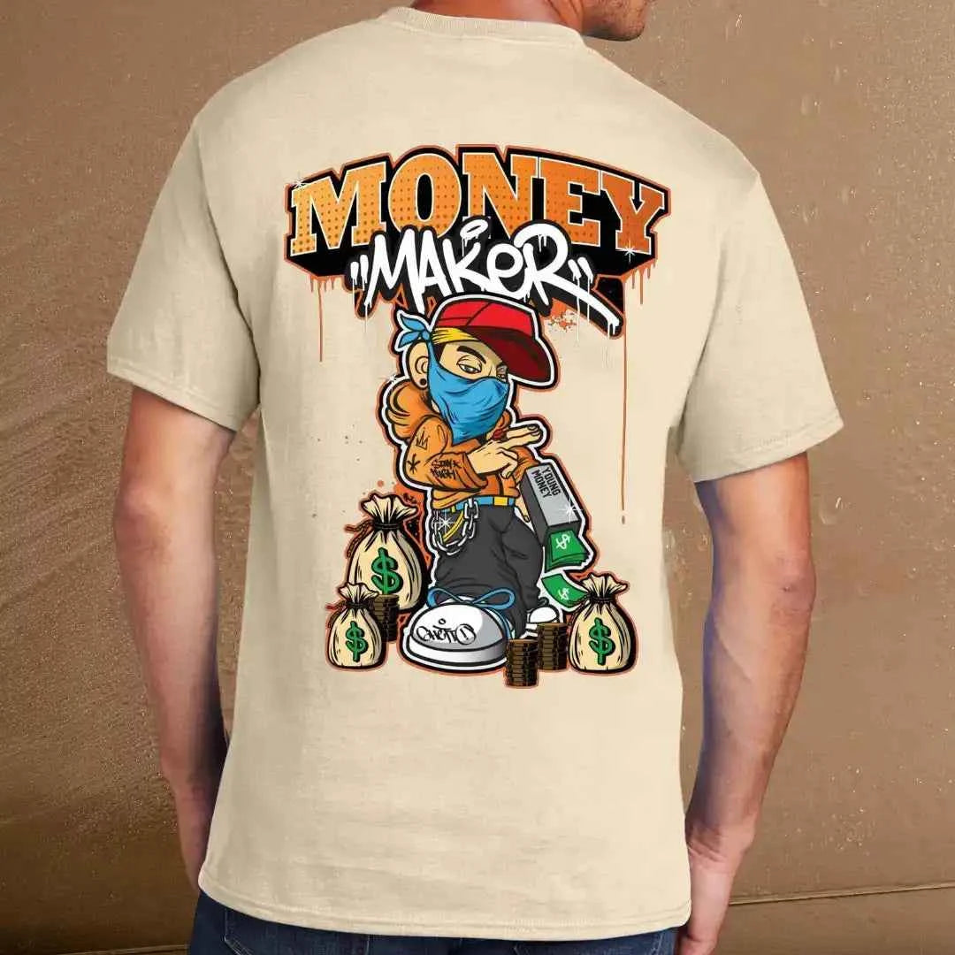 Men's 'Money Maker' Graphic Tee – Trendy Casual Wear.