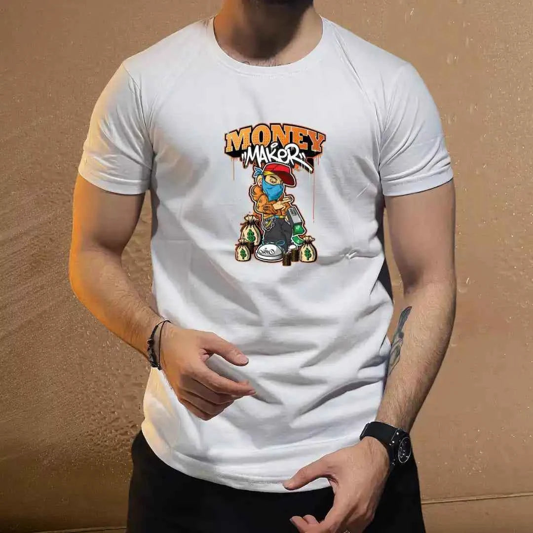 Men's 'Money Maker' Graphic Tee – Trendy Casual Wear