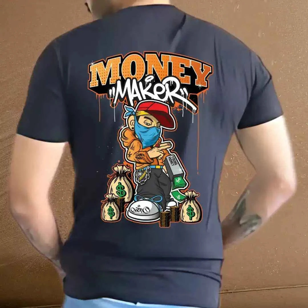 Men's 'Money Maker' Graphic Tee – Trendy Casual Wear.