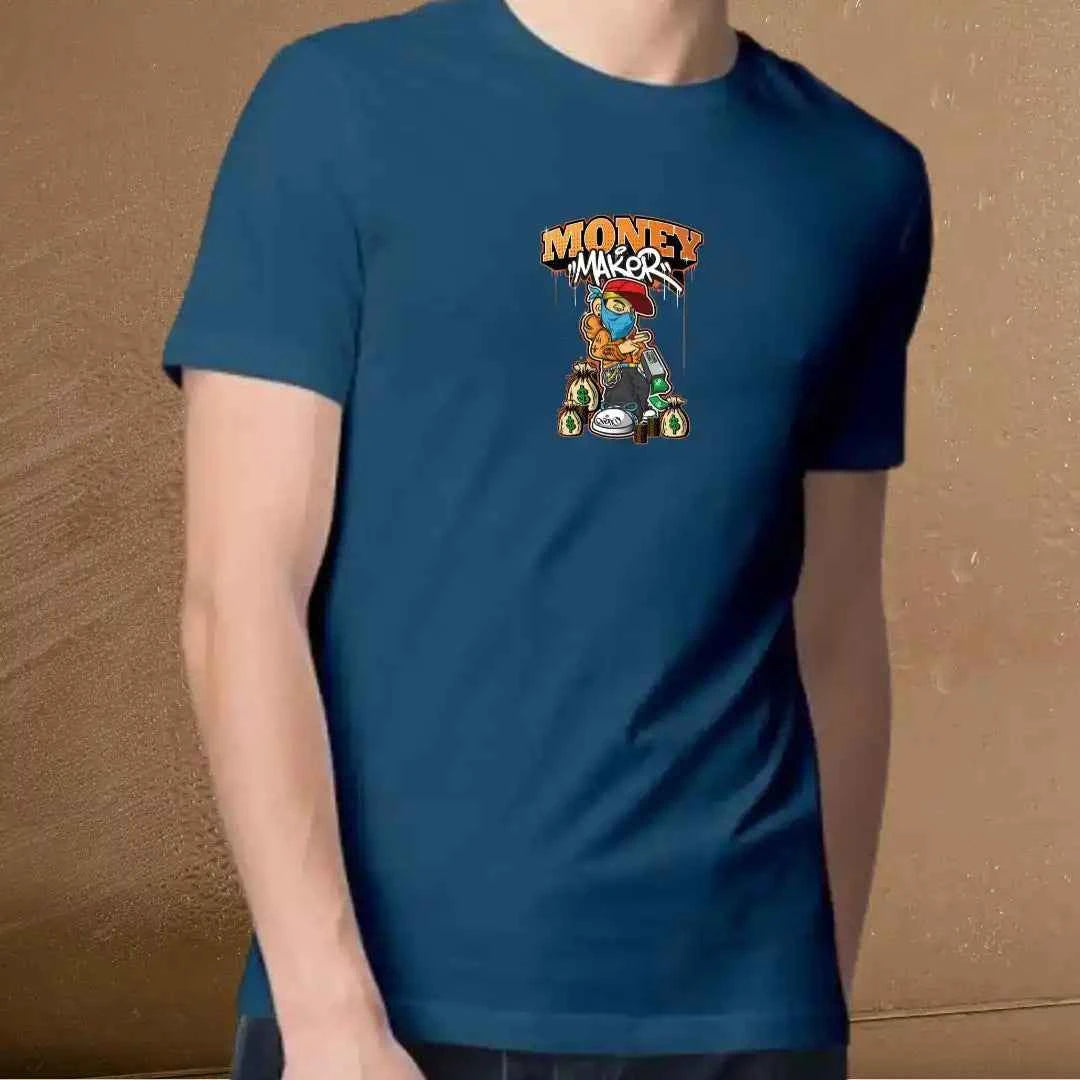 Men's 'Money Maker' Graphic Tee – Trendy Casual Wear.