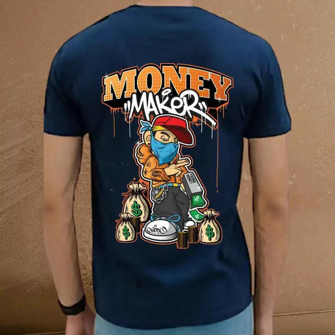 Men's 'Money Maker' Graphic Tee – Trendy Casual Wear.