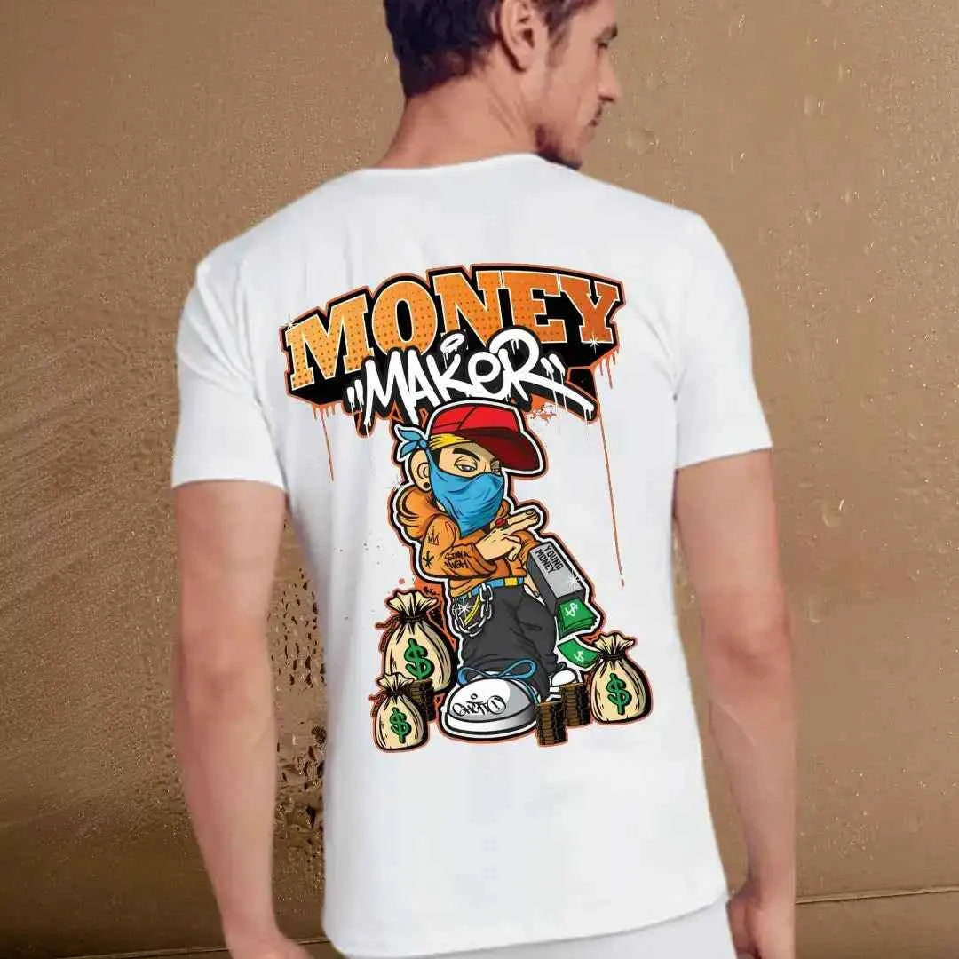 Men's 'Money Maker' Graphic Tee – Trendy Casual Wear