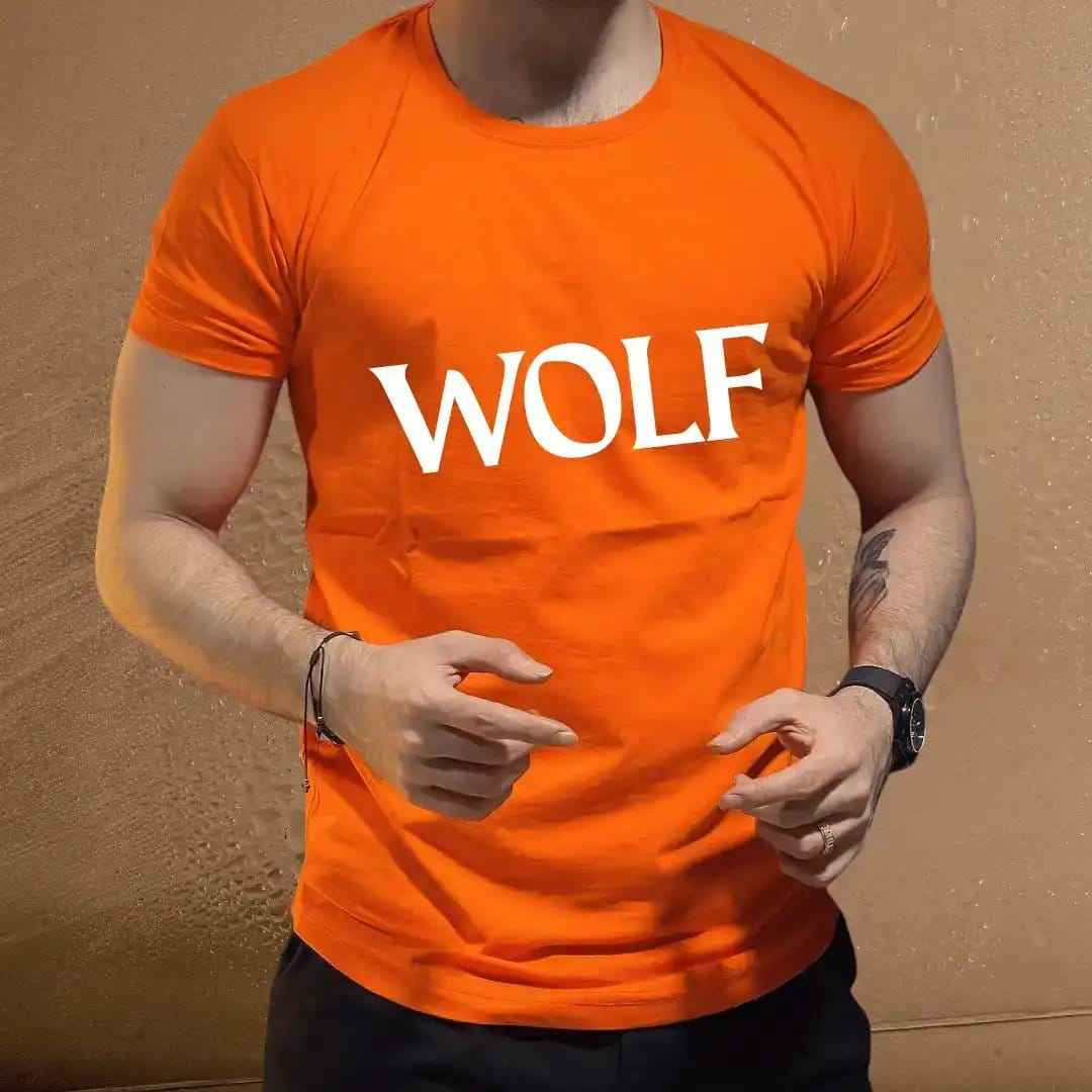 Cool Wolf Graphic Tee for Animal Lovers.