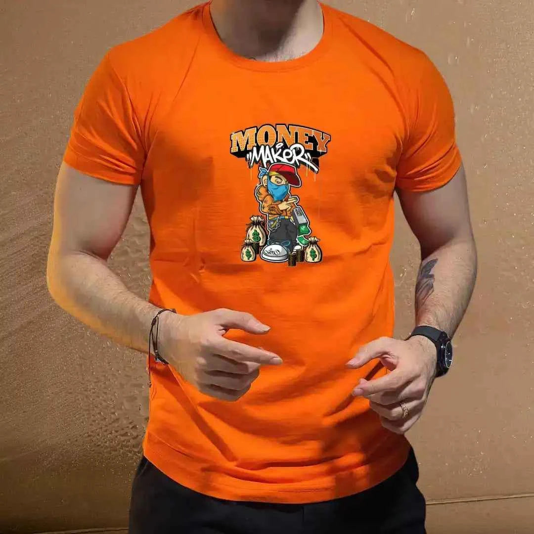 Men's 'Money Maker' Graphic Tee – Trendy Casual Wear
