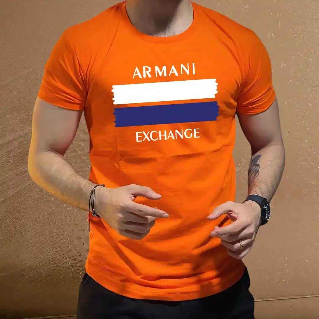 Armani Exchange Printed T-Shirt - Stylish & Comfortable.