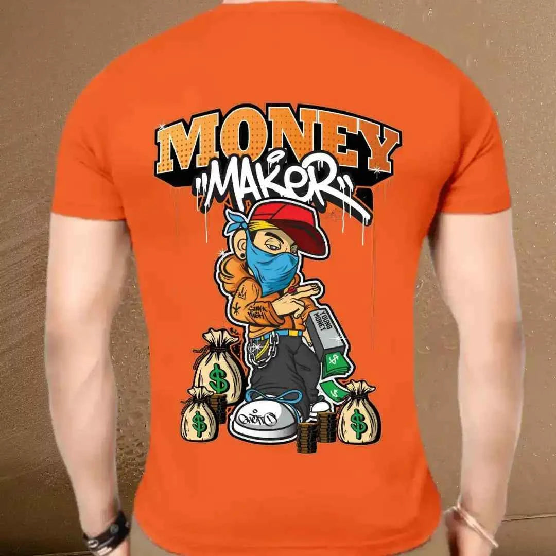 Men's 'Money Maker' Graphic Tee – Trendy Casual Wear