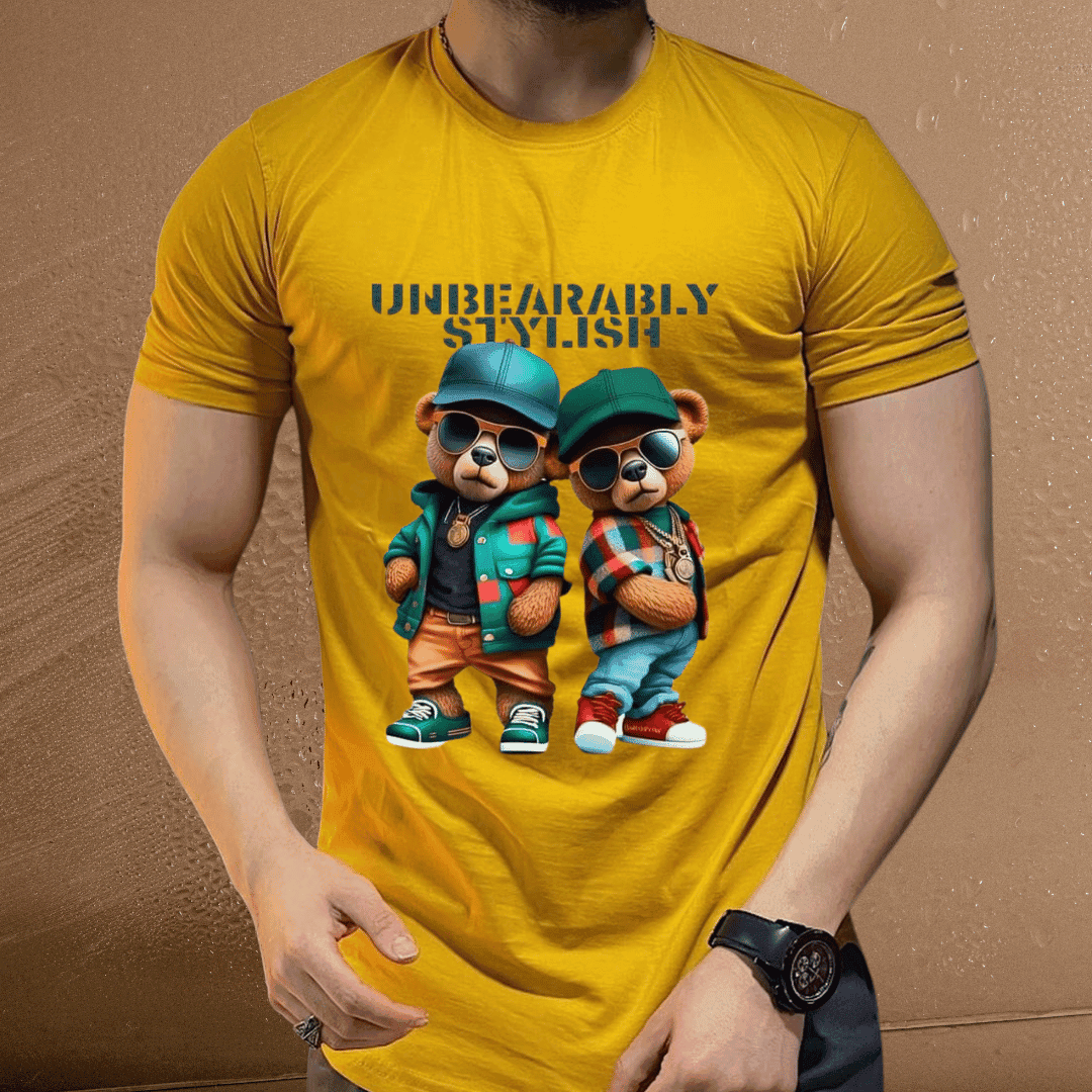 Unbearably Stylish Graphic Tee for Trendsetters.