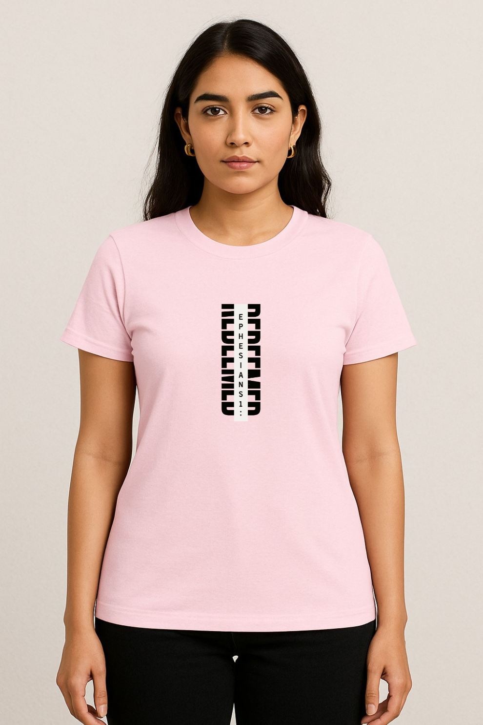 Redeemed Vertical Scripture T-Shirt – Ephesians 1:7