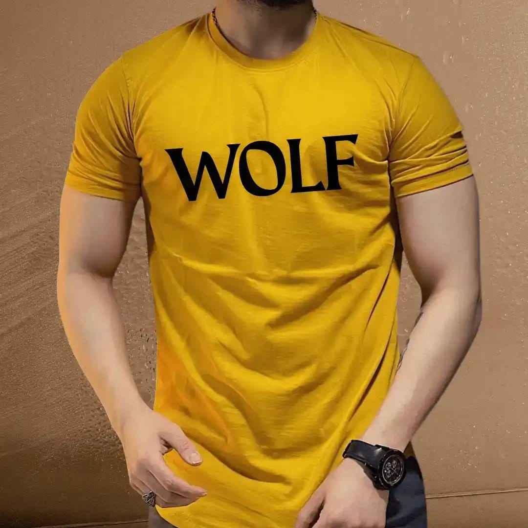 Cool Wolf Graphic Tee for Animal Lovers.
