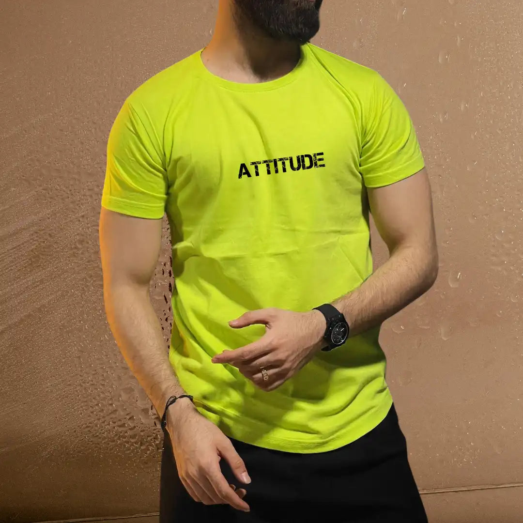 Attitude Statement T-Shirt – Bold Front & Impactful Back Print