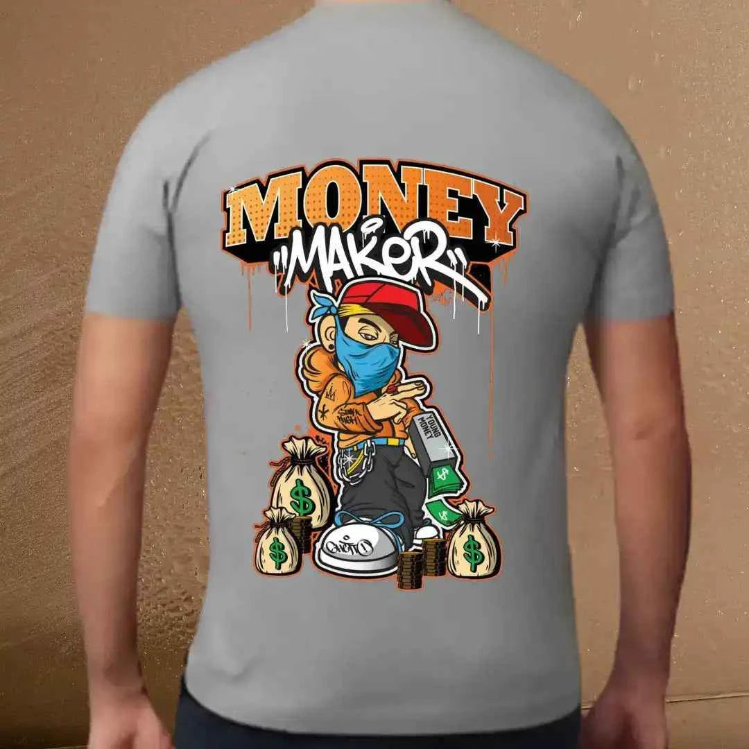Men's 'Money Maker' Graphic Tee – Trendy Casual Wear.