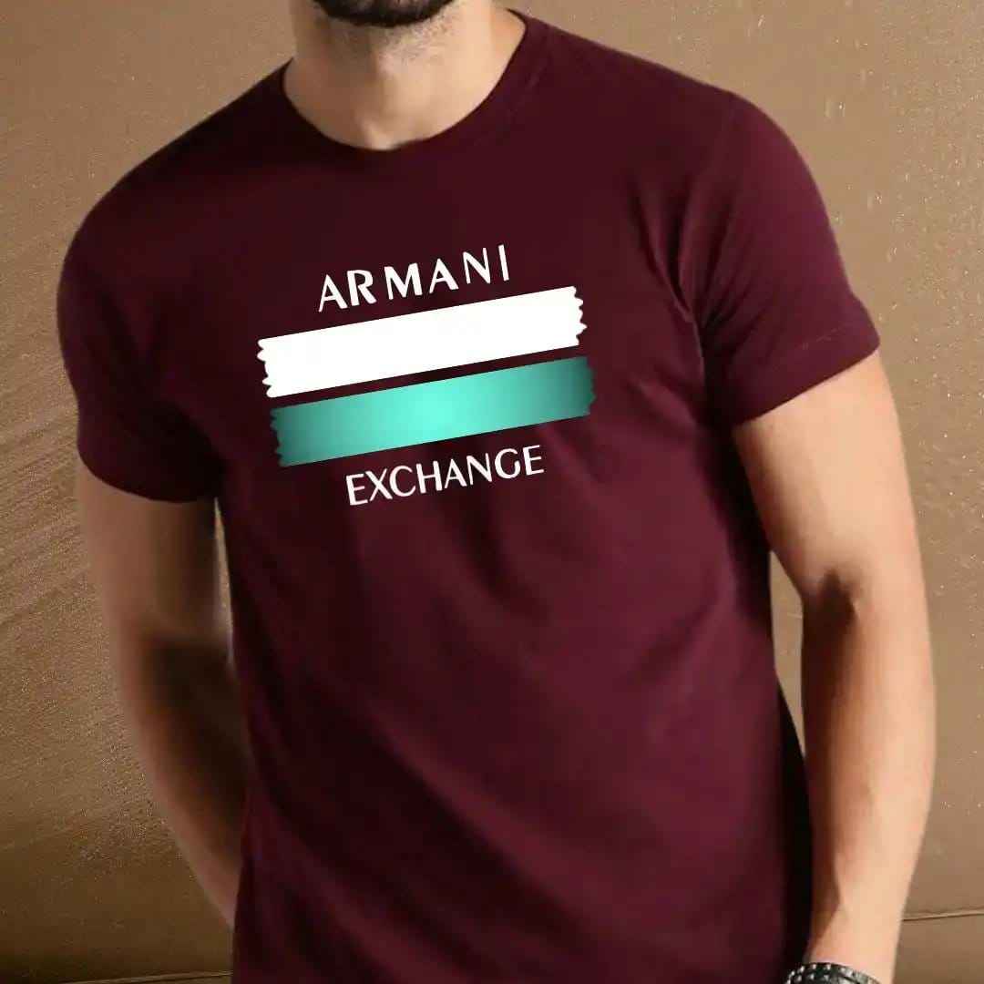 Armani Exchange Printed T-Shirt - Stylish & Comfortable.