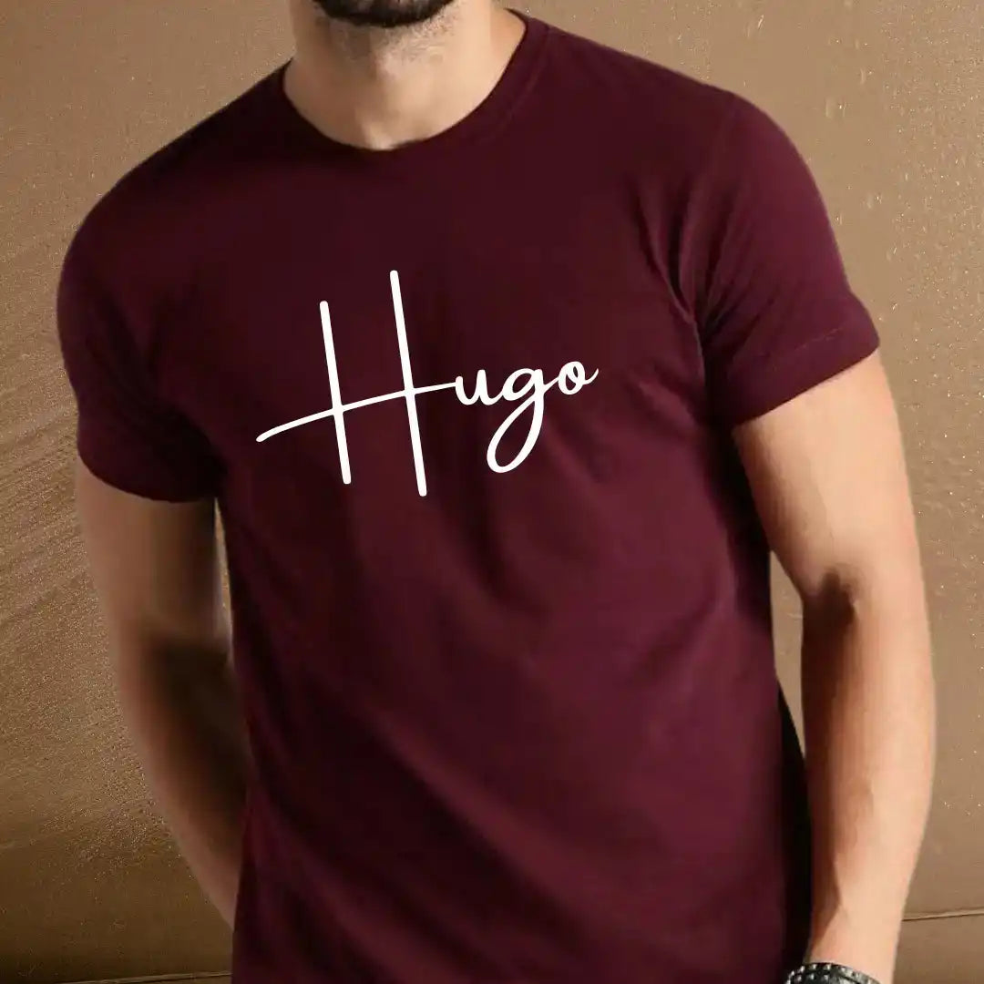 Hugo Signature Men’s T-Shirt – Premium Street Style Tee - The Gentleman's