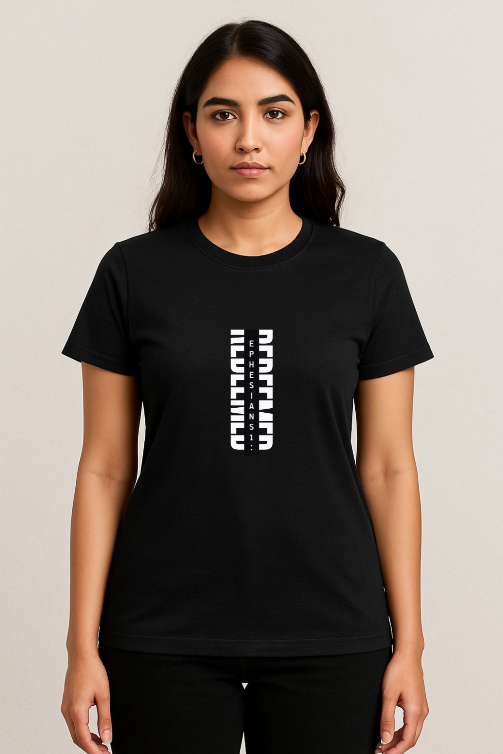 Redeemed Vertical Scripture T-Shirt – Ephesians 1:7