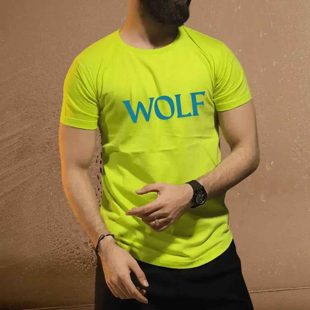 Cool Wolf Graphic Tee for Animal Lovers.