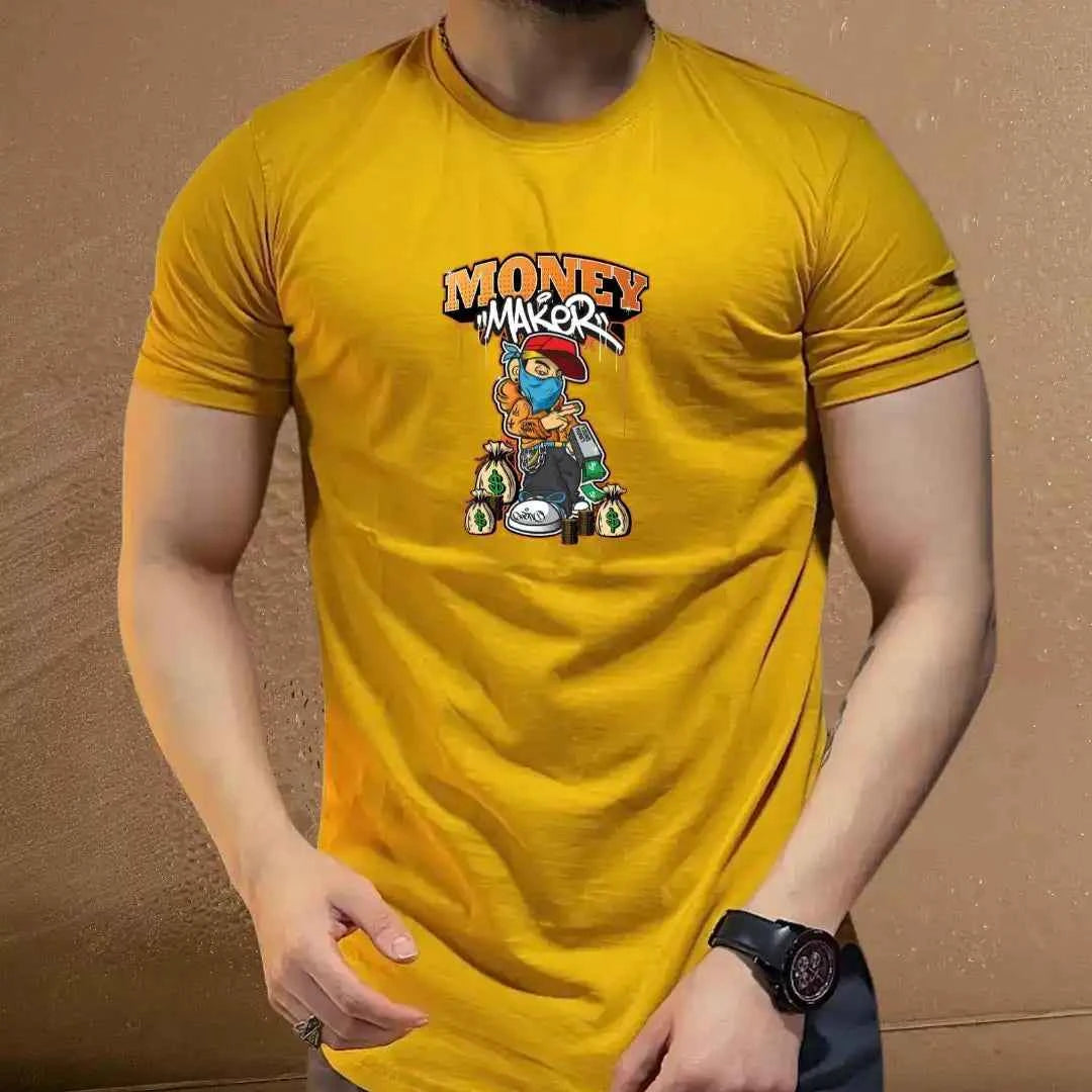 Men's 'Money Maker' Graphic Tee – Trendy Casual Wear.