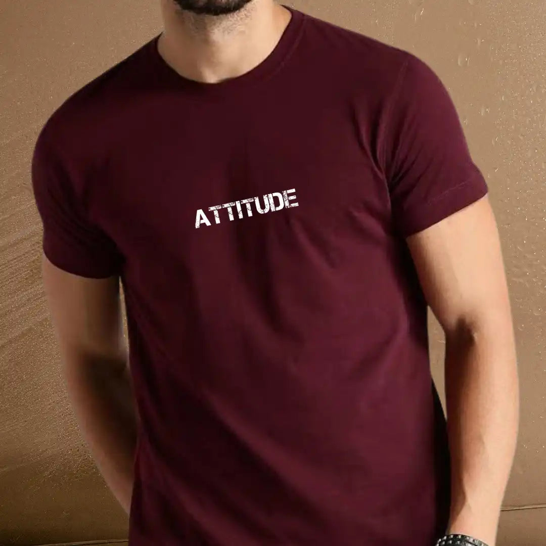 Attitude Statement T-Shirt – Bold Front & Impactful Back Print