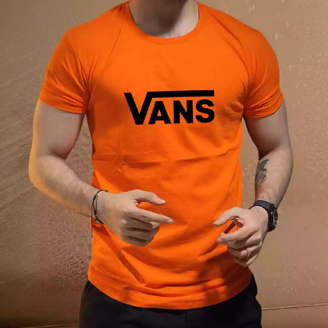Vans Logo T-Shirt for Men – Streetwear Style in Pakistan - The Gentleman's