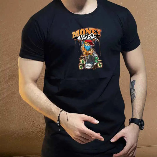 Men's 'Money Maker' Graphic Tee – Trendy Casual Wear.