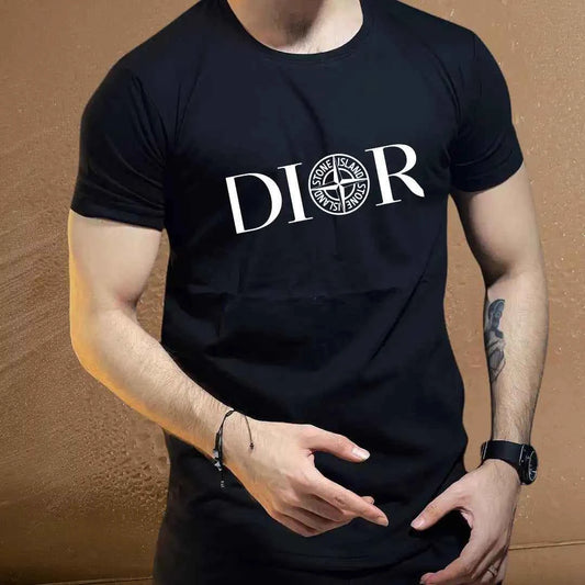 Men's DIOR-Inspired Designer T-Shirt – Top-Quality Casual Wear.