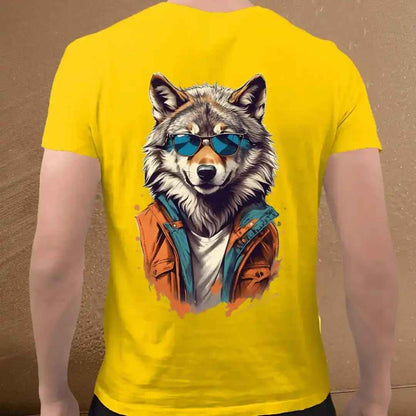 Cool Wolf Graphic Tee for Animal Lovers