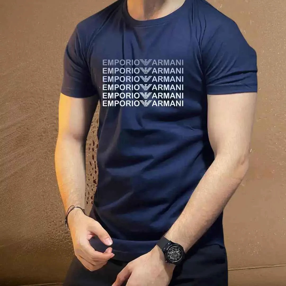 Emporio Armani Men's Logo T-Shirt – Premium Fashion Tee.