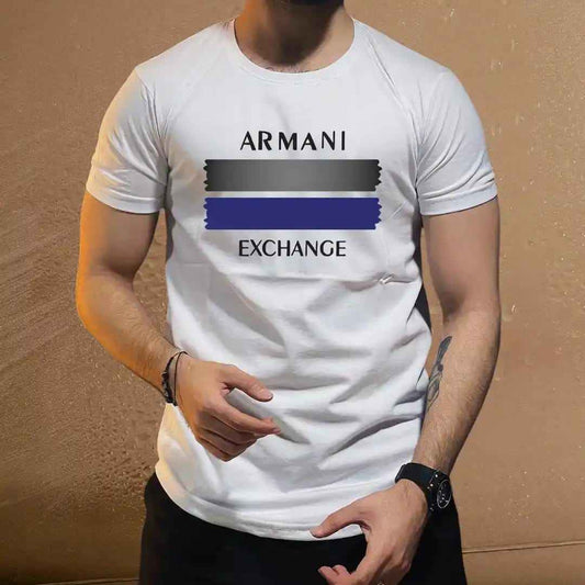 Armani Exchange Printed T-Shirt - Stylish & Comfortable.