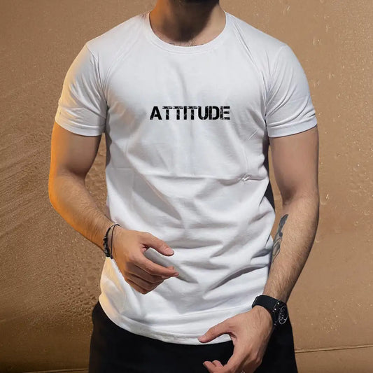 Attitude Statement T-Shirt – Bold Front & Impactful Back Print