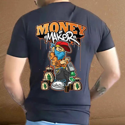 Men's 'Money Maker' Graphic Tee – Trendy Casual Wear.