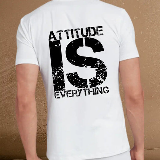 Attitude Statement T-Shirt – Bold Front & Impactful Back Print