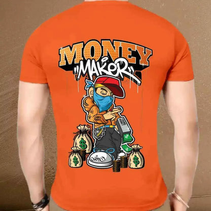 Men's 'Money Maker' Graphic Tee – Trendy Casual Wear