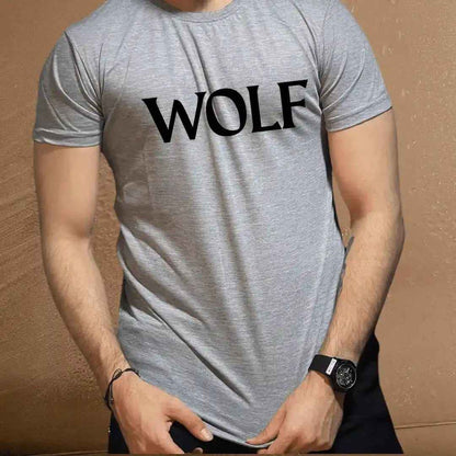 Cool Wolf Graphic Tee for Animal Lovers.