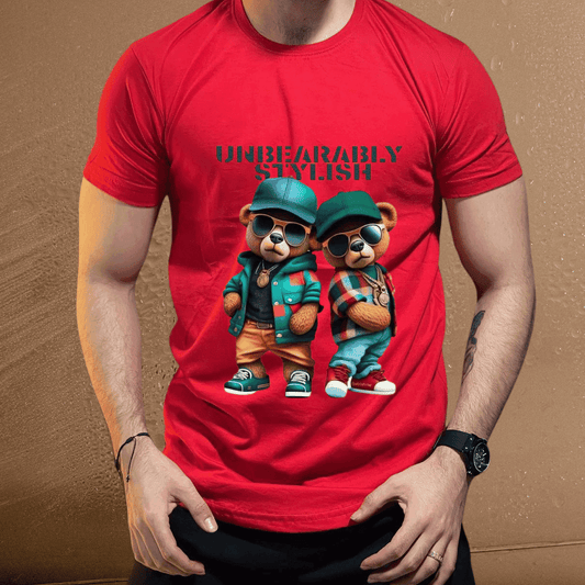 Unbearably Stylish Graphic Tee for Trendsetters.