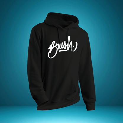 Minimalist “Brush” Graphic Hoodie – Urban Streetwear Edition