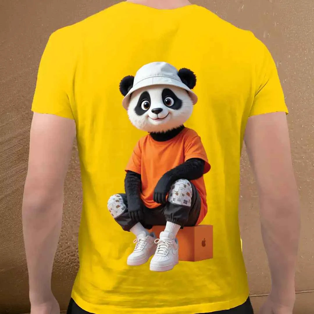 “Bear” Streetwear T-Shirt – Front & Back Graphic Tee.