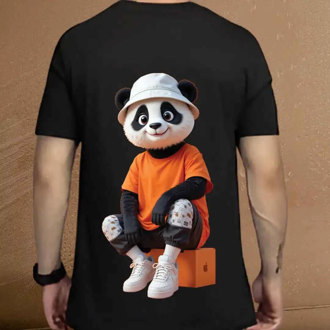 “Bear” Streetwear T-Shirt – Front & Back Graphic Tee.