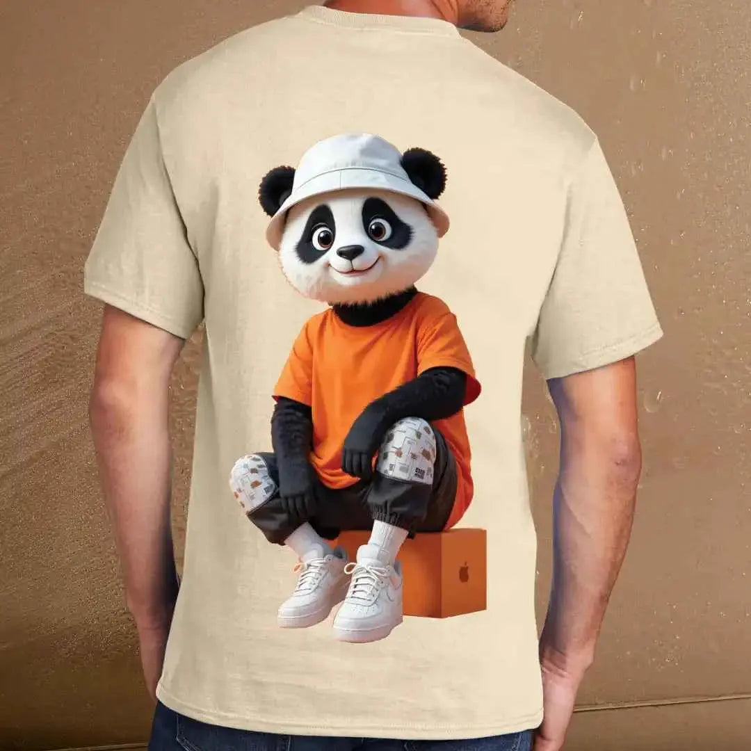 “Bear” Streetwear T-Shirt – Front & Back Graphic Tee.