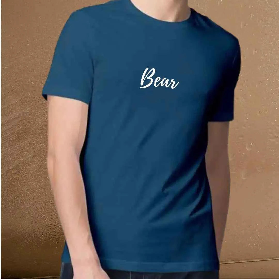 “Bear” Streetwear T-Shirt – Front & Back Graphic Tee.