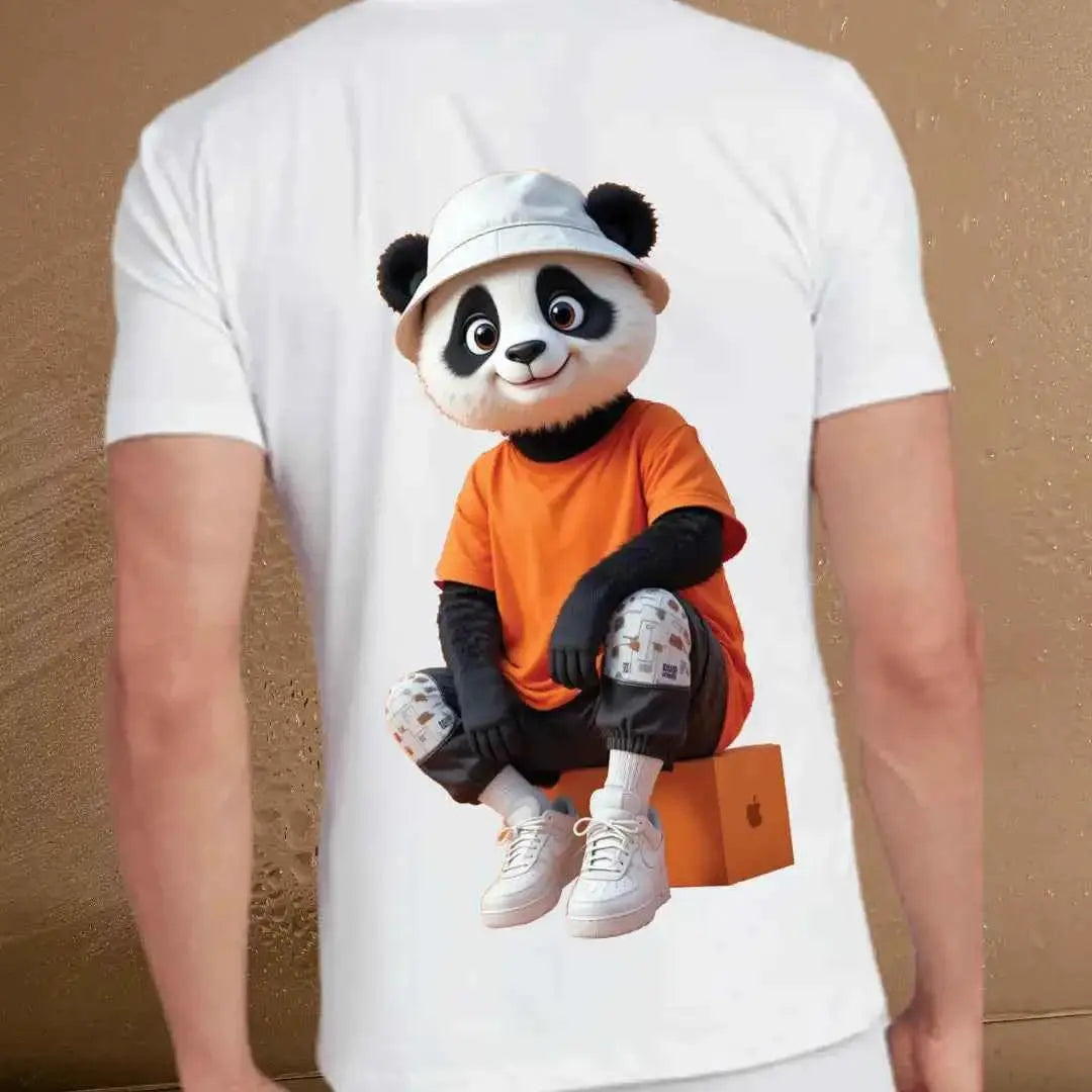 “Bear” Streetwear T-Shirt – Front & Back Graphic Tee.