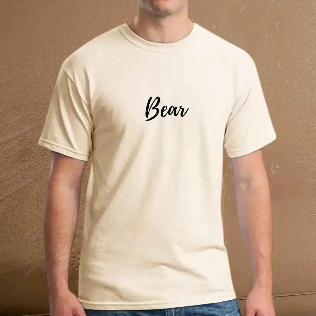 “Bear” Streetwear T-Shirt – Front & Back Graphic Tee.